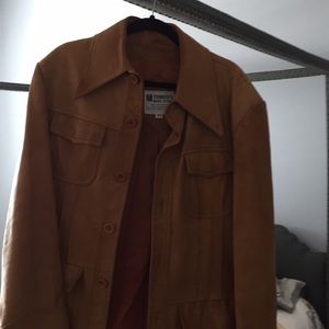 Vintage leather jacket.  44